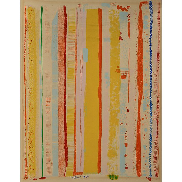 Robert Natkin (American, 1930-2010) Apollo Series,: Robert Natkin (American, 1930-2010) "Apollo Series," 1969, color lithograph, 26.5" x 21", signed and dated lower edge, unframed Provenance: Estate of Paul Campagna, Chicago, Illinois