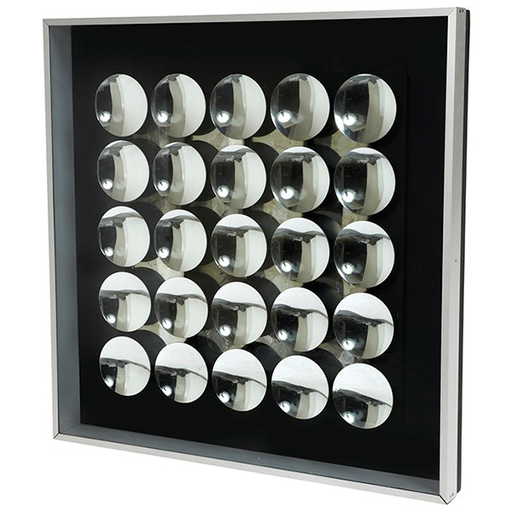 1960s Op-art shadow box