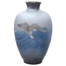 Rookwood vase, Carl Schimdt, 1908, Iris