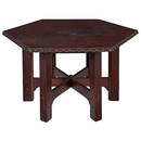 Gustav Stickley, hexagonal table, #625