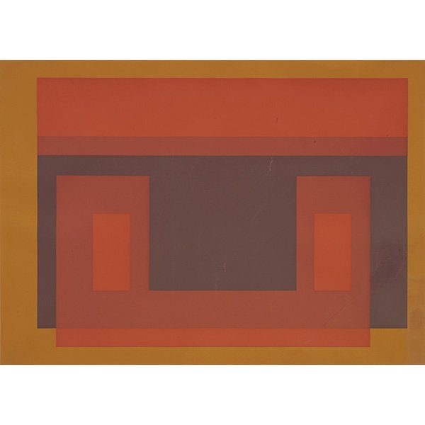 Josef Albers, (American/German,1888-1976), I-S Va 2: Josef Albers, (American/German,1888-1976), I-S Va 2, 1969, screenprint, signed and dated in pencil lower right, titled and numbered lower left, edition of 150, Published by Ives-Sillman, New Haven, CT