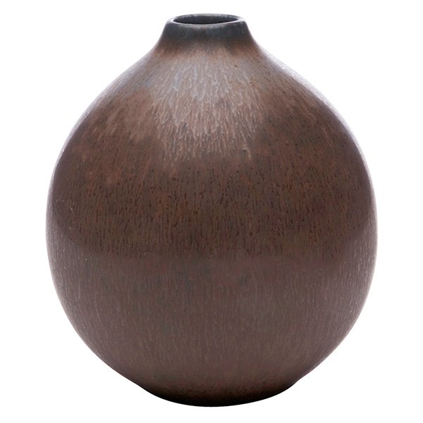 Eva Staehr Nielsen, for Saxbo, vase, Denmark: Eva Staehr Nielsen, for Saxbo, vase, Denmark, ceramic, marked, 3.5"w x 4"h