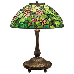 Tiffany Studios, Apple Blossom table lamp, New York,