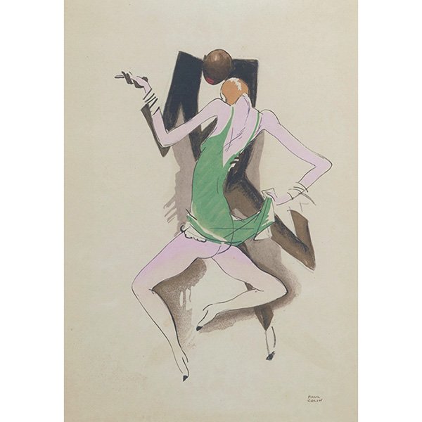 Paul Colin, (French, 1892-1985), A pair of works,: Paul Colin, (French, 1892-1985), A pair of works, pochoir, 18" x 12" each