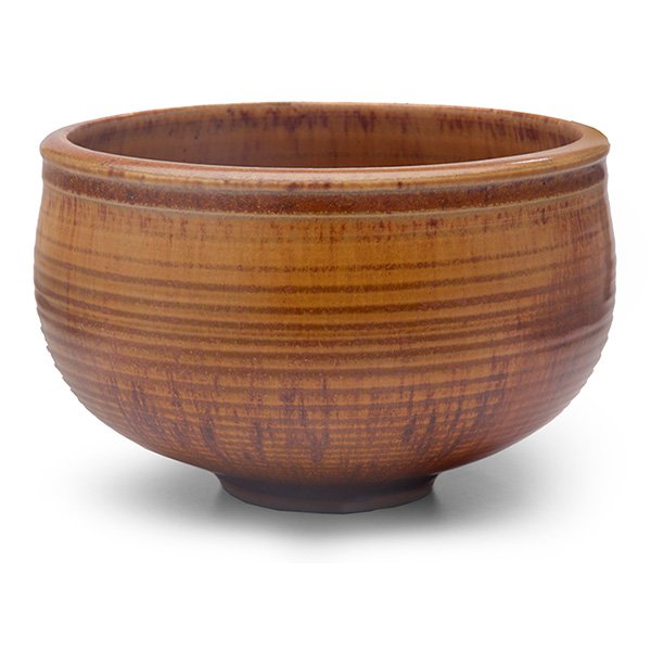 Vivika & Otto Heino, bowl, Ojai, CA, Signed, 6.5"w x: Vivika & Otto Heino, bowl, Ojai, CA, Signed, 6.5"w x 4"h