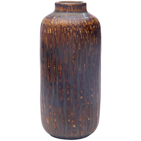 Gunnar Nylund, vase, Röhrstrand, Sweden, marked, 3"w x: Gunnar Nylund, vase, Röhrstrand, Sweden, marked, 3"w x 6.5"h