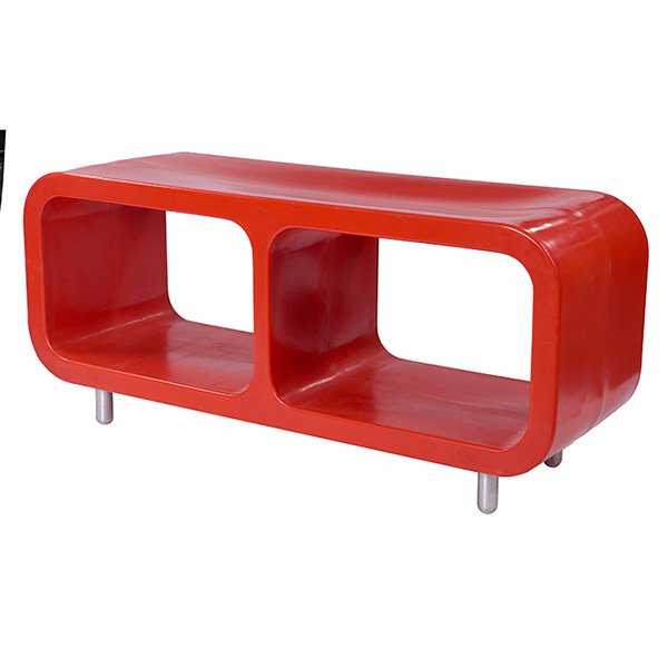 Marc Newson, Kiss The Future cabinet, for W.& L.T.: Marc Newson, Kiss The Future cabinet, for W.& L.T. stores, Paris, molded plastic, steel, impressed "W.& L.T. Marc Newson KISS THE FUTURE", Designed for W.&L.T. (Wild and Lethal Trash), Walter, Van Bei