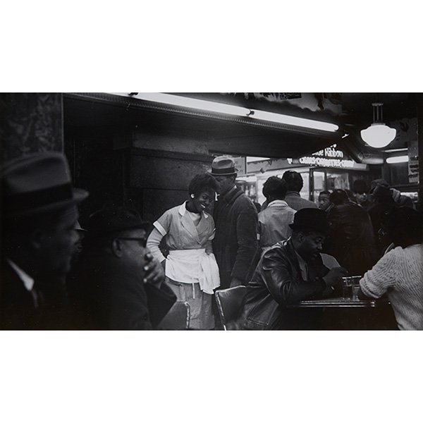 Mikki Ferrill, (American, b. 1937), Untitled Diner: Mikki Ferrill, (American, b. 1937), , c. 1970, Untitled Diner Scene, vintage photograph, 5" x 8"