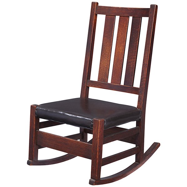 Gustav Stickley rocker, #337 18”w x 24”d x 33”h (1 of 1)