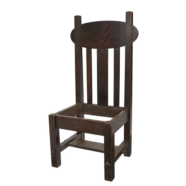 Arts & Crafts hall chair 24"w x 20.5"d x 48.5"h (1 of 1)