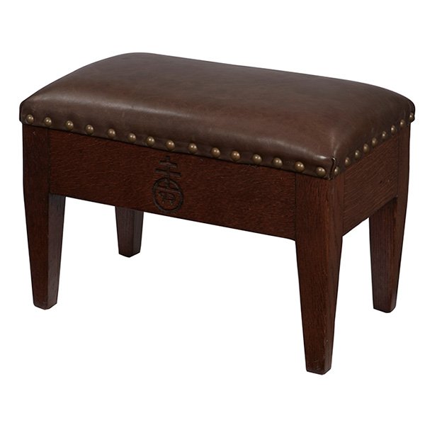 American Arts & Crafts footstool 16"w x 10"d x 10"h (1 of 1)