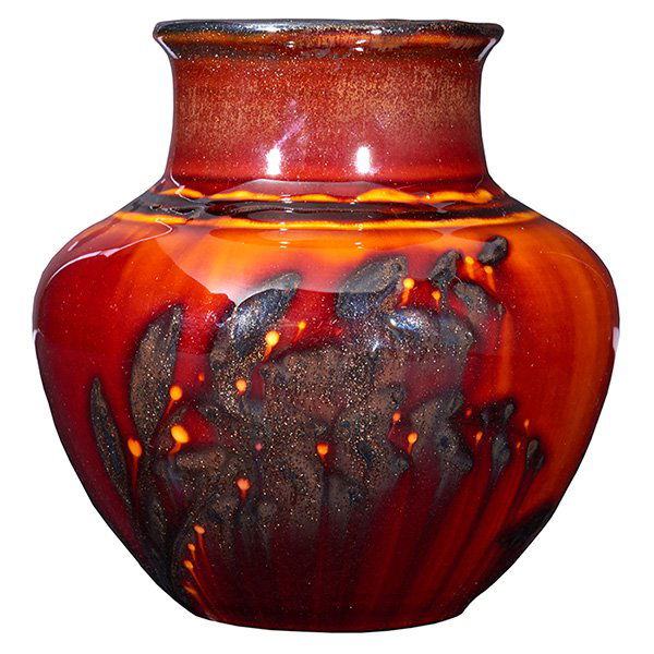 Elizabeth Barrett for Rookwood Pottery vase 4.5"dia x (1 of 2)