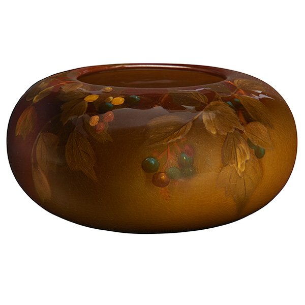 Sara Sax (1870-1949) for Rookwood Pottery Leaf and (1 of 4)