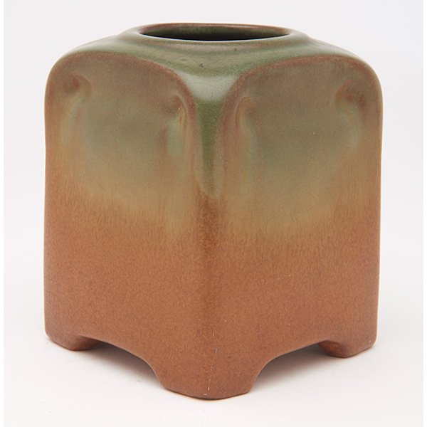 Rookwood Pottery vase, #2004 3.5"w x 3.5"d x 4.75"h (1 of 3)