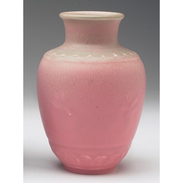Rookwood Pottery vase, #6455 4"dia x 6.25"h (1 of 1)