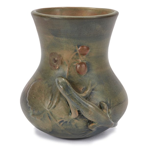 The Weller Pottery Company Kenova vase, #2 5.5"dia x (1 of 1)