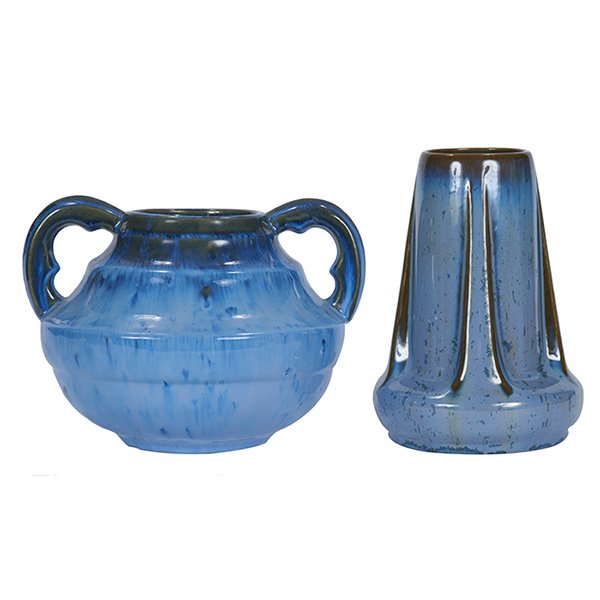 Fulper Pottery Co. vases, two taller: 6.25"dia x 8.25"h (1 of 1)