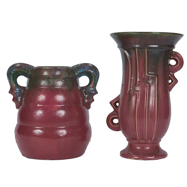 Fulper Pottery Co. vases, two taller: 7.25"dia x (1 of 1)