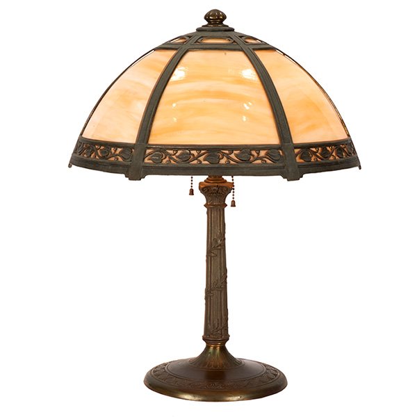 Edward Miller & Company table lamp, #1106 16"dia x 20"h (1 of 1)