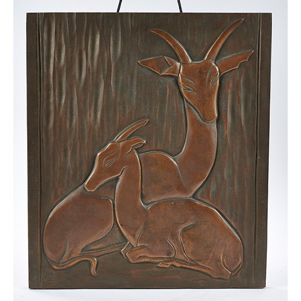 Art Deco plaque 14"w x .5"d x 16"h (1 of 1)