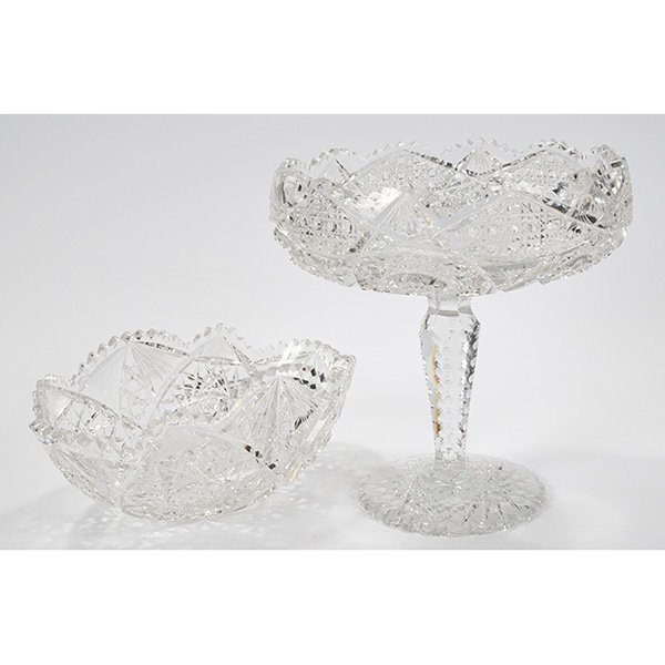 American compote and bowl taller: 9"dia x 9.25"h (1 of 1)