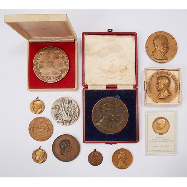 Various Makers medals and medallions, group of twelve (1 of 3)