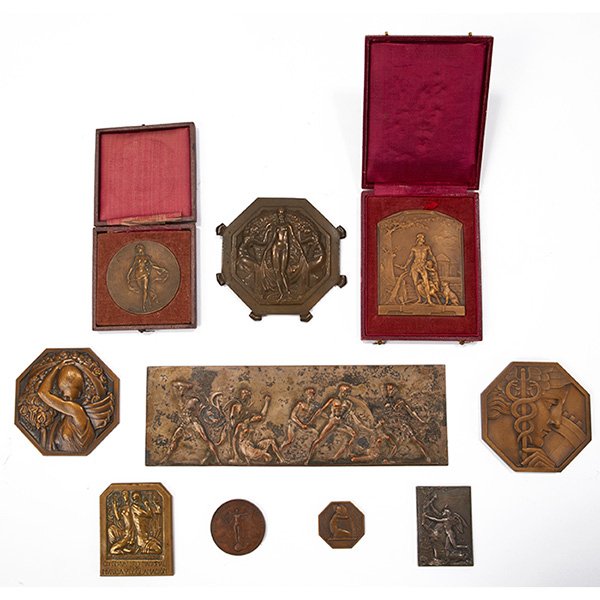 Various Makers medals, medallions and plaquettes, group (1 of 1)