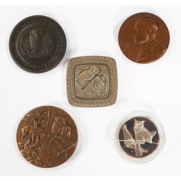 Various Makers medals and medallions, group of five (1 of 1)