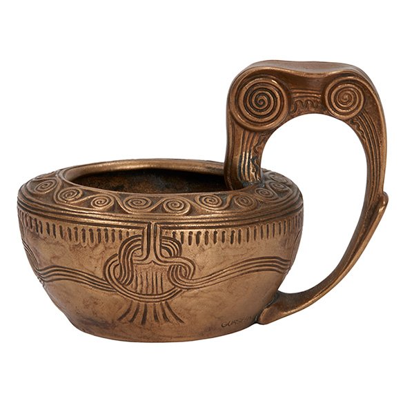 Gustav Gurschner (1873-1970) handled vessel, #140 5"w x (1 of 1)