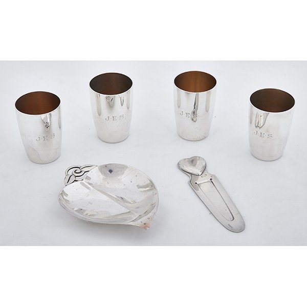 Tiffany & Co. various articles: cordials, set of four; (1 of 1)