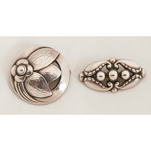 Georg Jensen brooches, #127 1 1/2"dia (1 of 1)