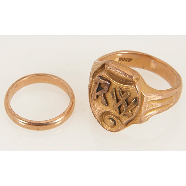 Vintage lady's RW initials ring size: 3.5 (1 of 1)