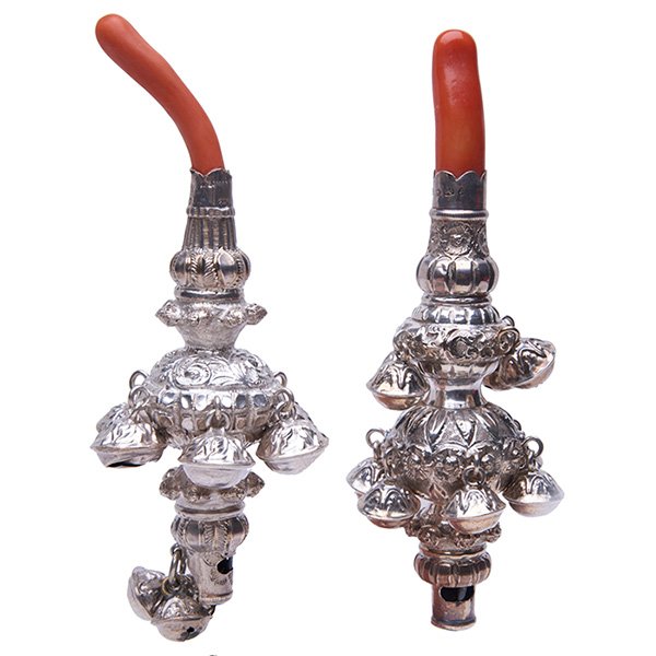 George Unite Victorian baby teething rattles with (1 of 1)