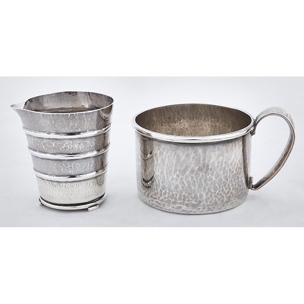 The Kalo Shop jigger, #3, and child's cup, #E 25 (1 of 1)