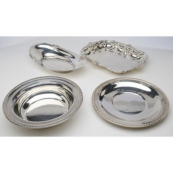 Various American Makers four items: bowls, trays (1 of 1)