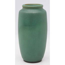 Teco, W.D. Gates (1852-1935), designer vase, #60A 3”dia