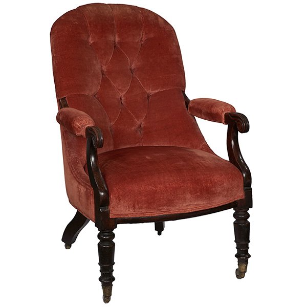 William IV open armchair 25”w x 31”d x 7”h (1 of 1)