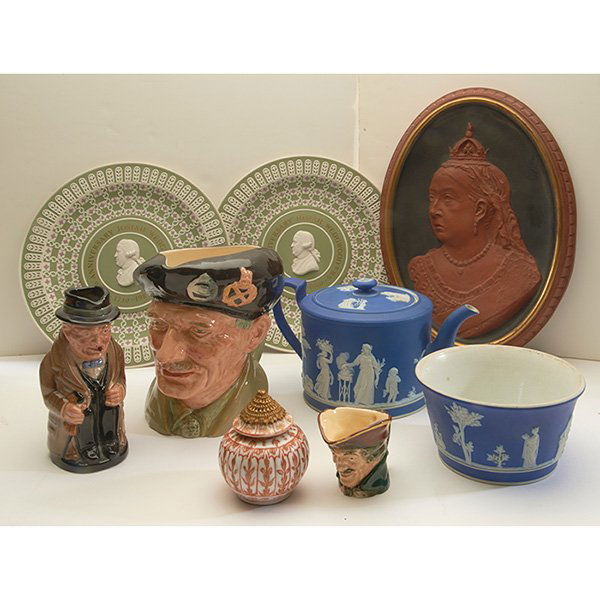 Group of Nine Decorative Articles Josiah Wedgwood (1 of 2)