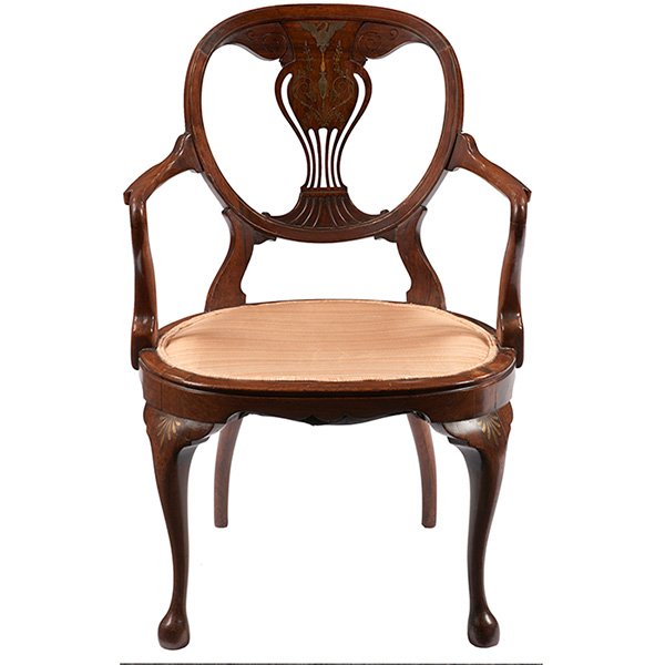 Victorian armchair 23.25”w x 21”d x 32.25”h (1 of 1)