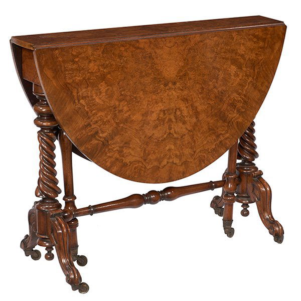 Victorian sutherland table 41.5"w x 35.25"d x 28.5"h (1 of 1)