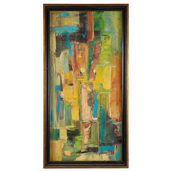 Macia Avis Petersen, Untitled, oil on canvas, 30" x 15" (1 of 1)