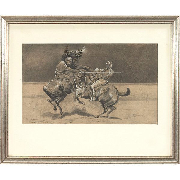 Arthur Bowen Davies, (American, 1863-1928), Horseback (1 of 1)