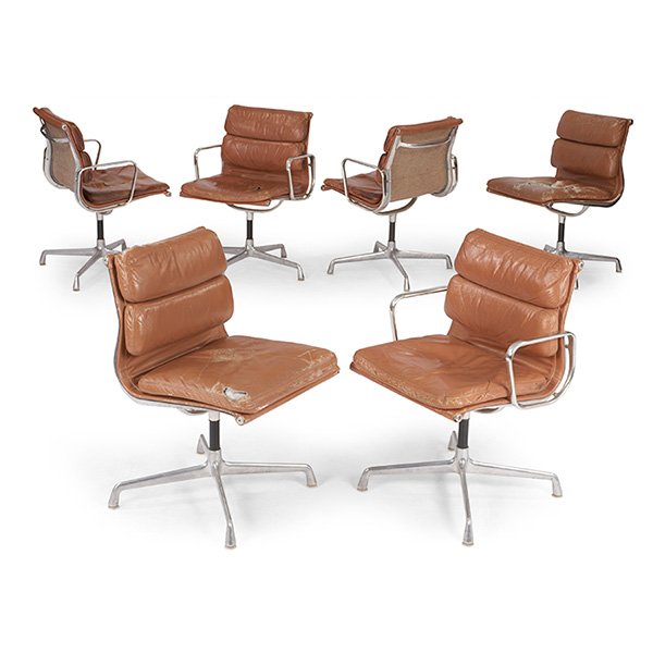 Charles Eames for Herman Miller Soft Pad chairs, six (1 of 1)