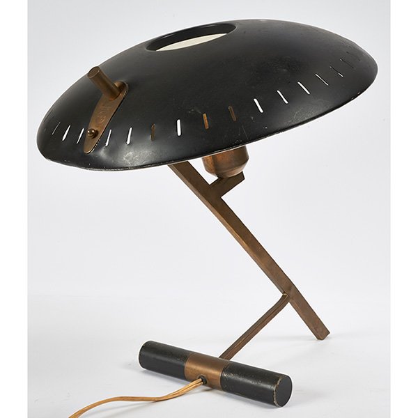 Louis Christiaan Kalff table lamp 13.5"dia. x 18"h (1 of 1)