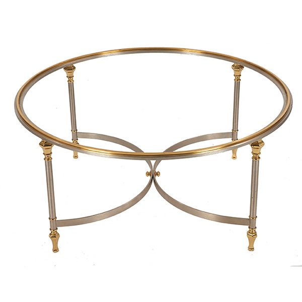 Maison Jansen style coffee table 38"dia x 17.5"h (1 of 1)