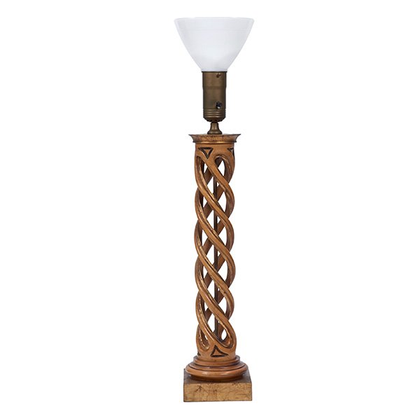 James Mont, attribution table lamp base: 6.75"w x (1 of 1)