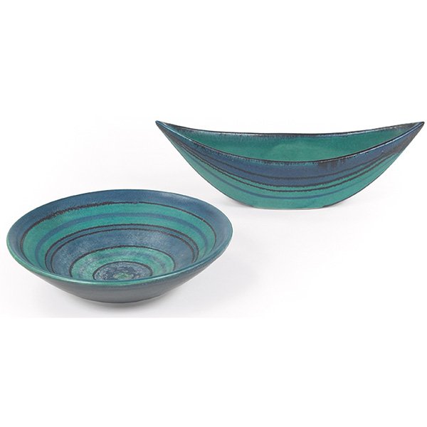 Glidden bowls, two larger: 10"w x 3.25"d x 3.25"h (1 of 1)