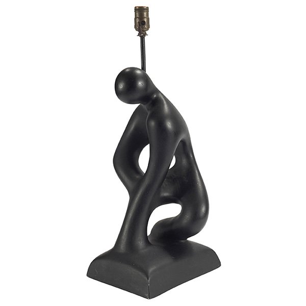 Sculpturaline Les Middleman figural table lamp 10"w x (1 of 1)
