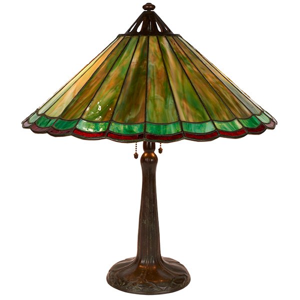 Handel table lamp 18"dia x 20.5"h (1 of 1)
