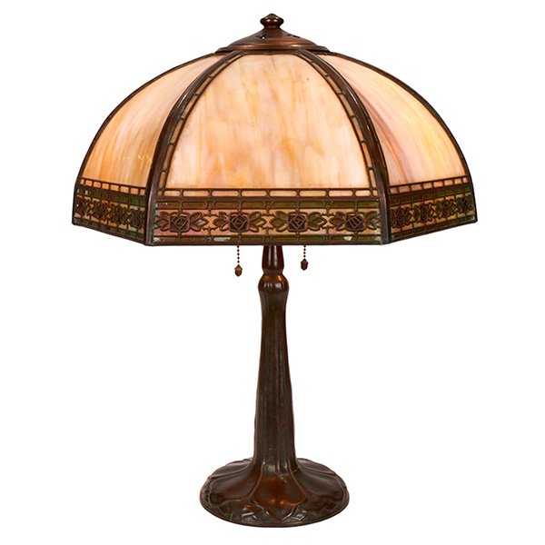 Handel Scottish Rose table lamp 16.5"w x 14/25"d x 20"h (1 of 1)